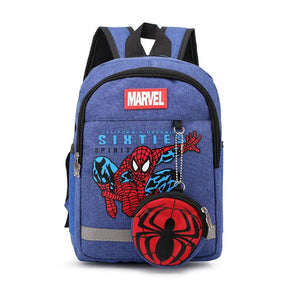 Mochila Infantil+ Bolsa de Moedas Homem-Aranha/Capitão América