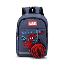 Mochila Infantil+ Bolsa de Moedas Homem-Aranha/Capitão América